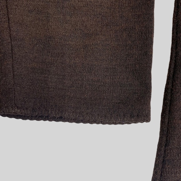 Eileen Fisher Women’s Viscose & Wool Chocolate Brown Long Sweater Dress Size M - Picture 11 of 12